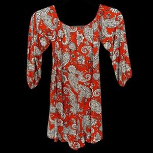 Boohoo Joni Paisley Print Off-The-Shoulder Romper